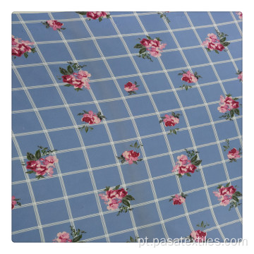 Tecido para impressão digital de chiffon com design floral simples